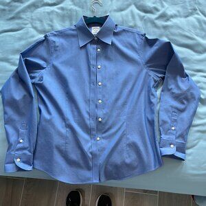 Brooks Brother's French Blue career shirt, size 10, supima cotton